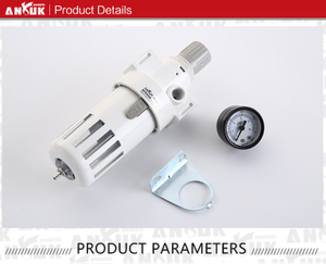 Luftquellenaufbereitung Pneumatischer Filterregler Luftdruckregler mit Manometer-Luftfilter